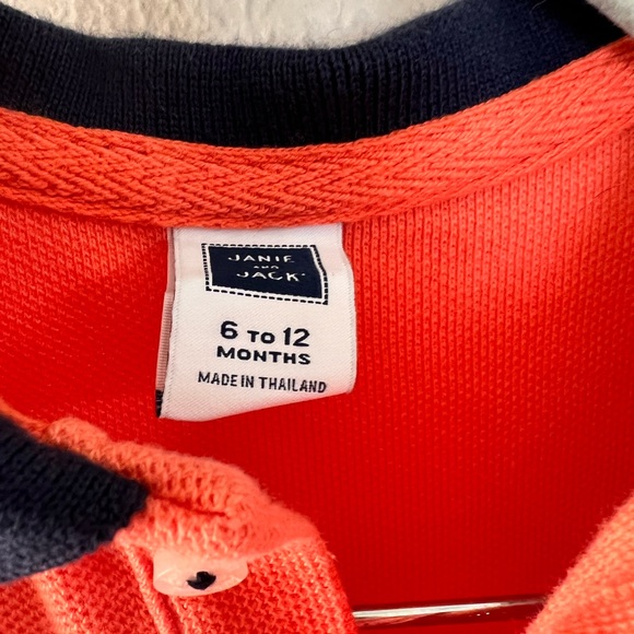 Adorable Janie & Jack Baby Boy Polo Shirt & Shorts Set - Size 6 - 12 Mos - Picture 7 of 14